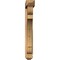 Ekena Millwork Olympic Arts and Crafts Smooth Bracket w/ Offset Brace, Western Red Cedar, 5 1/2"W x 32"D x 40"H BKT0604X32X40OLY03SWR - alternate 3